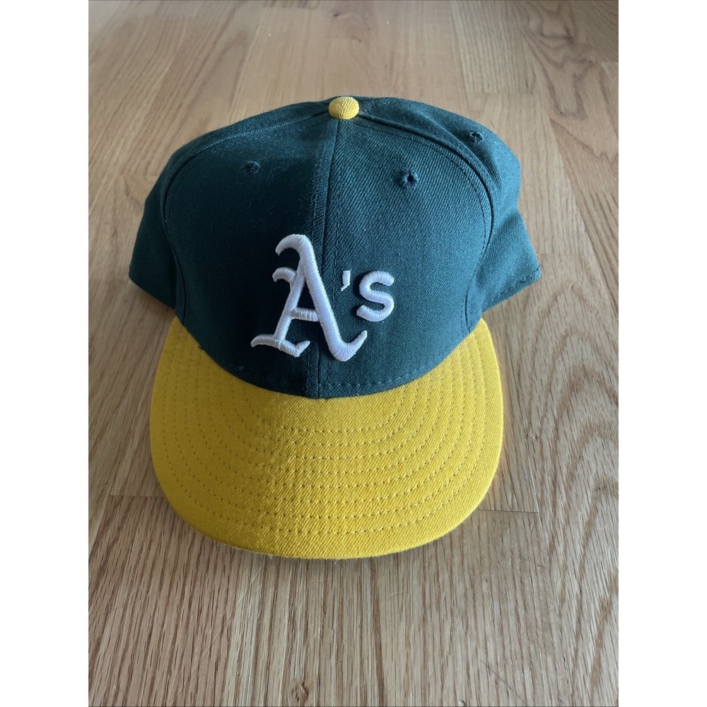 Oakland A's Athletics MLB New Era 59Fifty Authentic Collection Hat Sz 8 Cap